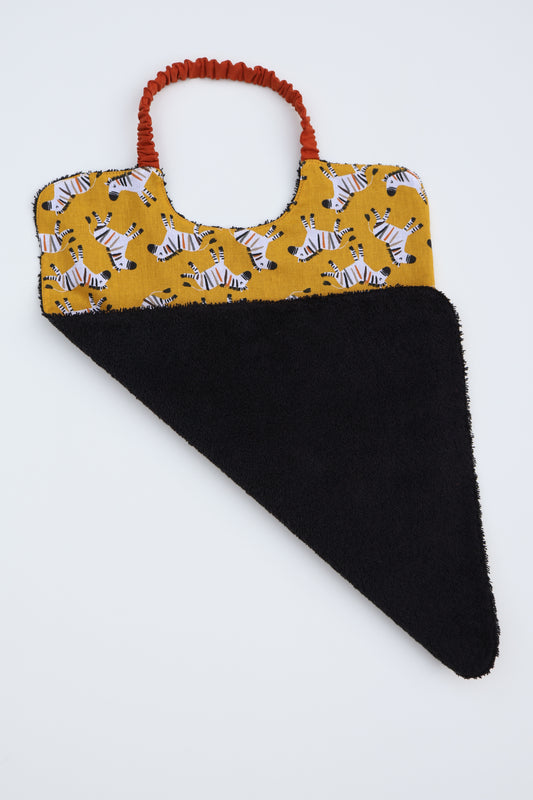 Serviette de table élastiquée / Grand bavoir - Léonce
