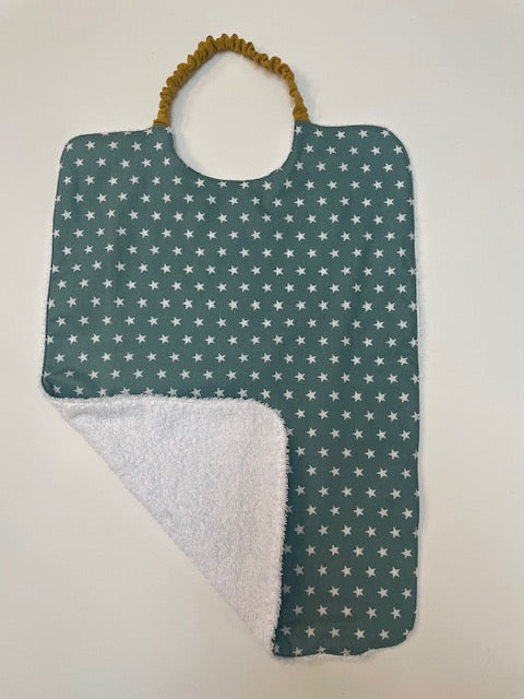 Serviette de table élastiquée / Grand bavoir - Billie